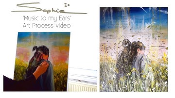 "Music to my Ears" Original Artwork Process // SophieBridglandArt