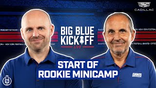 First Day of Rookie Minicamp | Big Blue Kickoff Live | New York Giants