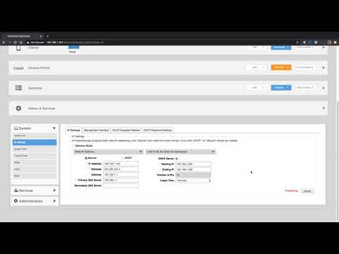 Ruckus Unleashed - Configure DHCP Server