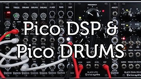 Erica Synths Pico Drums & Pico DSP Sound Demo