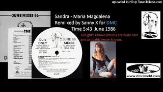 Sandra - Maria Magdalena (DMC Sanny X remix June 1986)