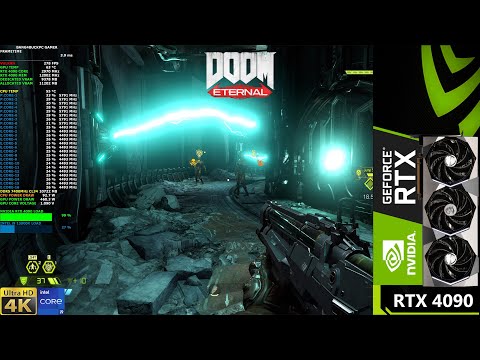 Doom Eternal Ultra Nightmare, Ray Tracing 4K | RTX 4090 | i9 13900K