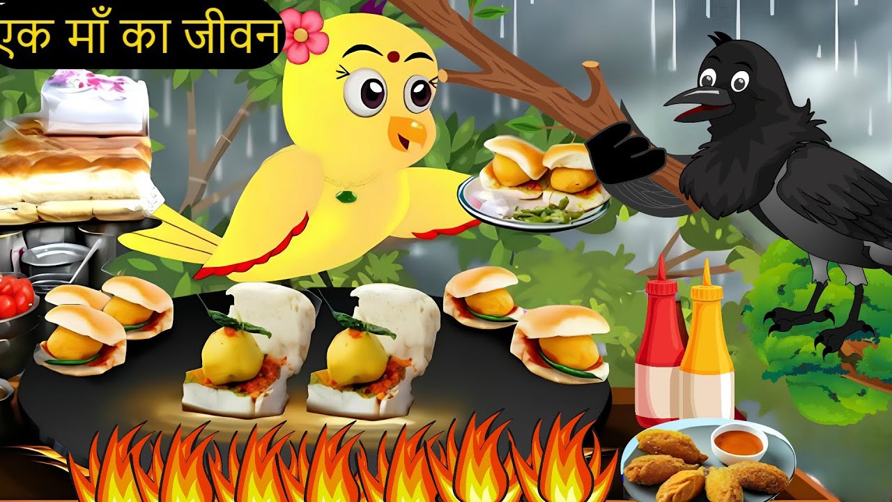 चिड़िया की कहानी कार्टून | Kahani  Episode Rano Chidiya | Chidiya Wala Cartoon | Acch Kalo Chichu TV