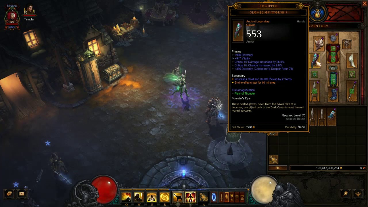 [Diablo 3] Legacy of Nightmares Lashing Tail Kick Monk | Season 9 T13 Speedfarm Build