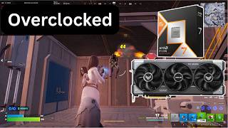 RYZEN 7 9850X3D + RTX 5080 | Fortnite CH7 S3 | Ranked Reload | OC Benchmark | 1440p Performance Mode screenshot 2