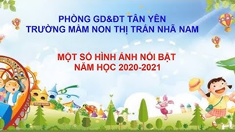 Một số hoạt động nổi bật năm học 2020-2021