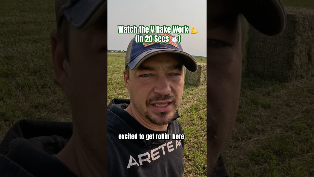 Ogden 12-Wheel V Rake in Action ⚙️💪 