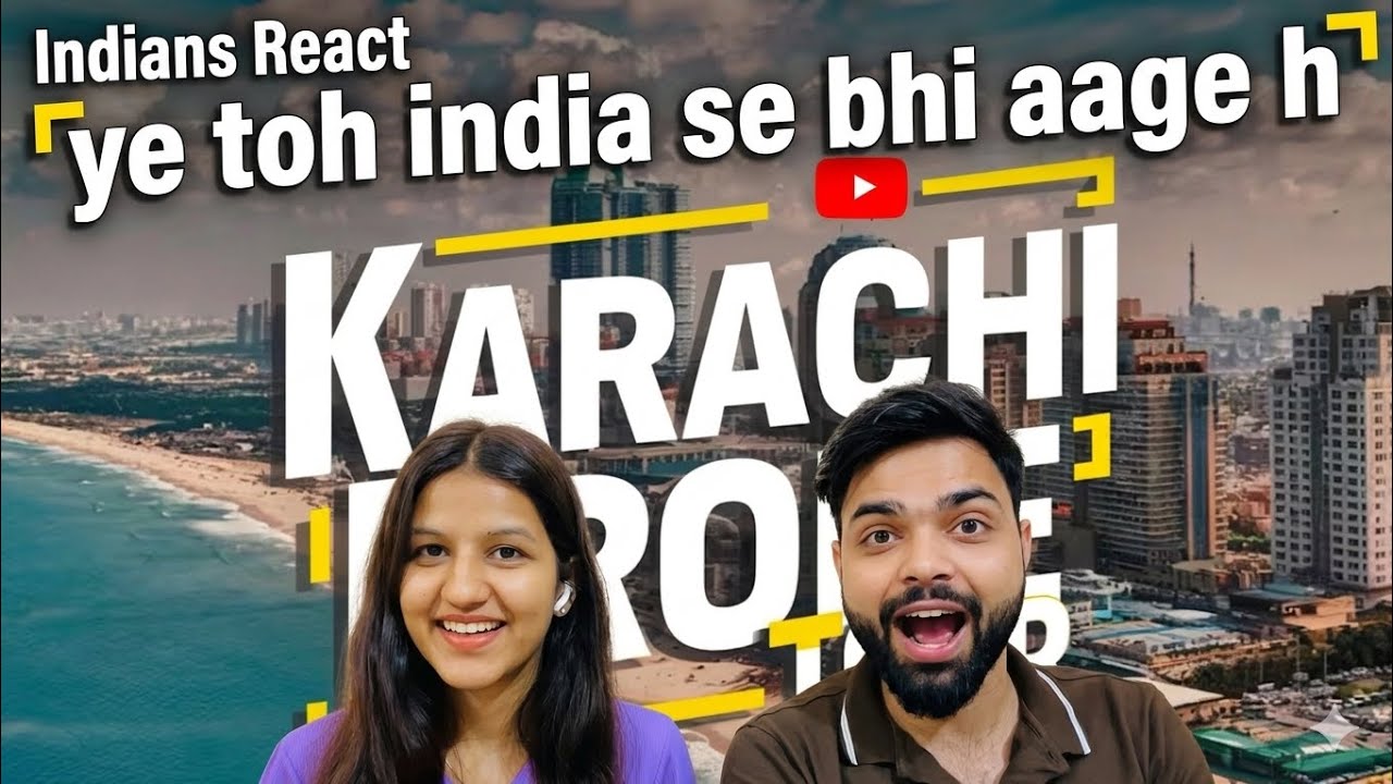 Indian React on Pakistan Financial Capital karachi - YouTube