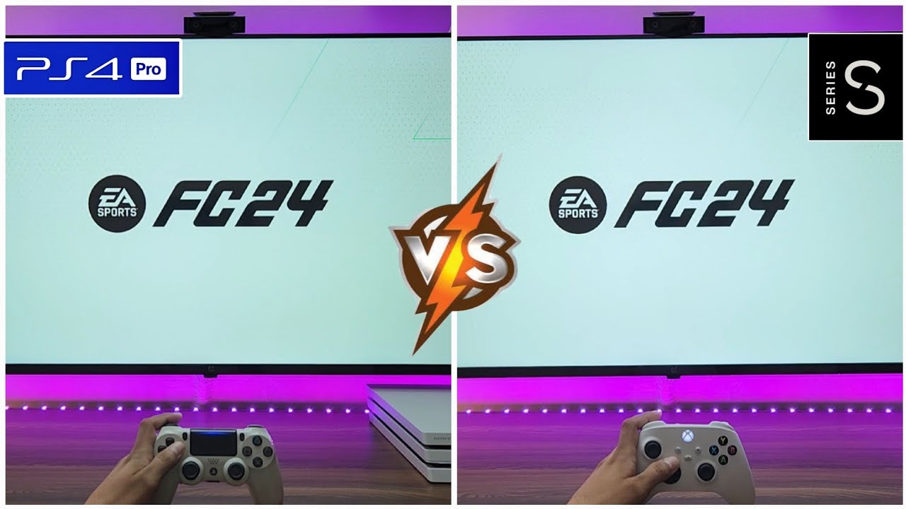 EA FC24 (PS4 PRO Vs Xbox Series S)