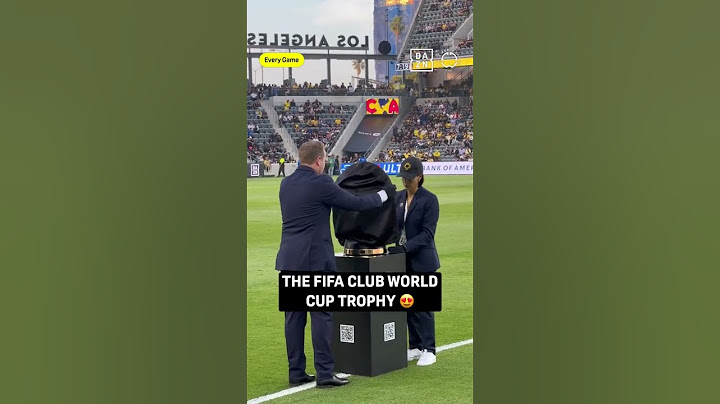 The Club World Cup Trophy Is Here 🏆