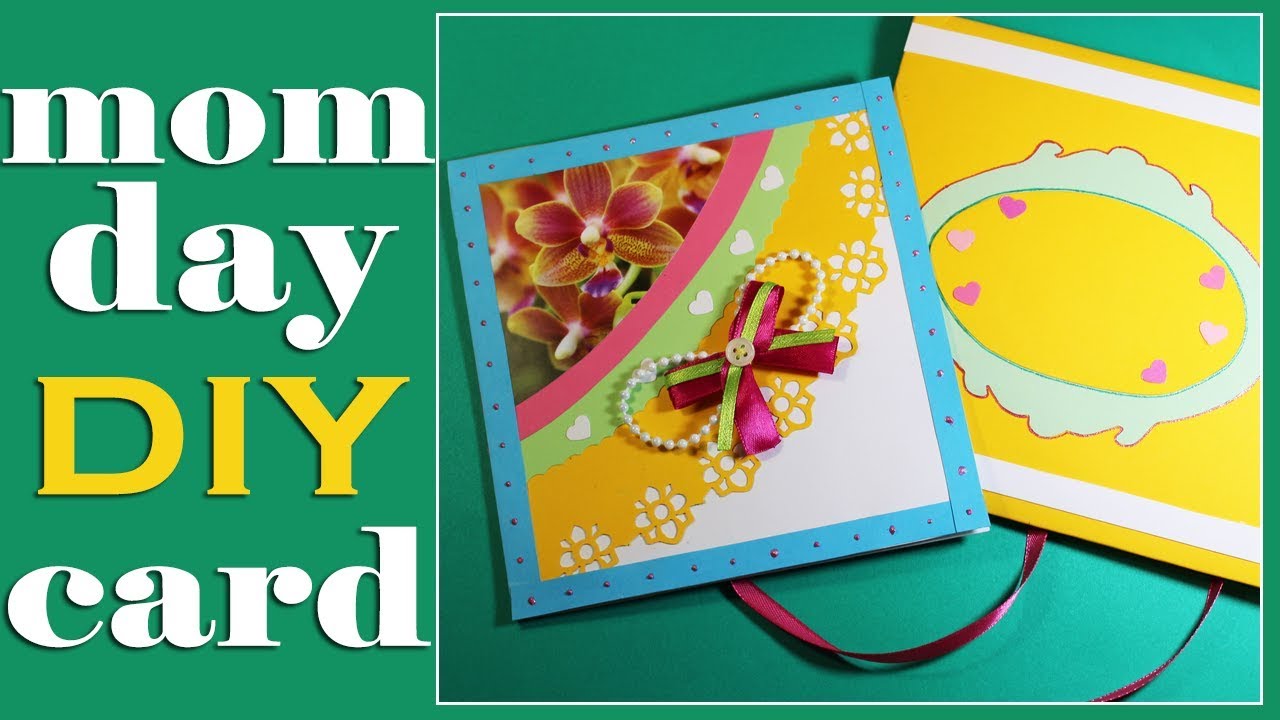 How to Make Mother's Day Greeting Card - DIY Simple Idea 40 - YouTube