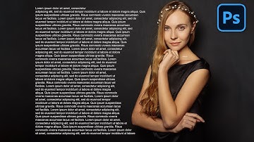 The Quick Way Create Wrap Text an image in Photoshop 2025 | Photoshop Beginner Tutorials