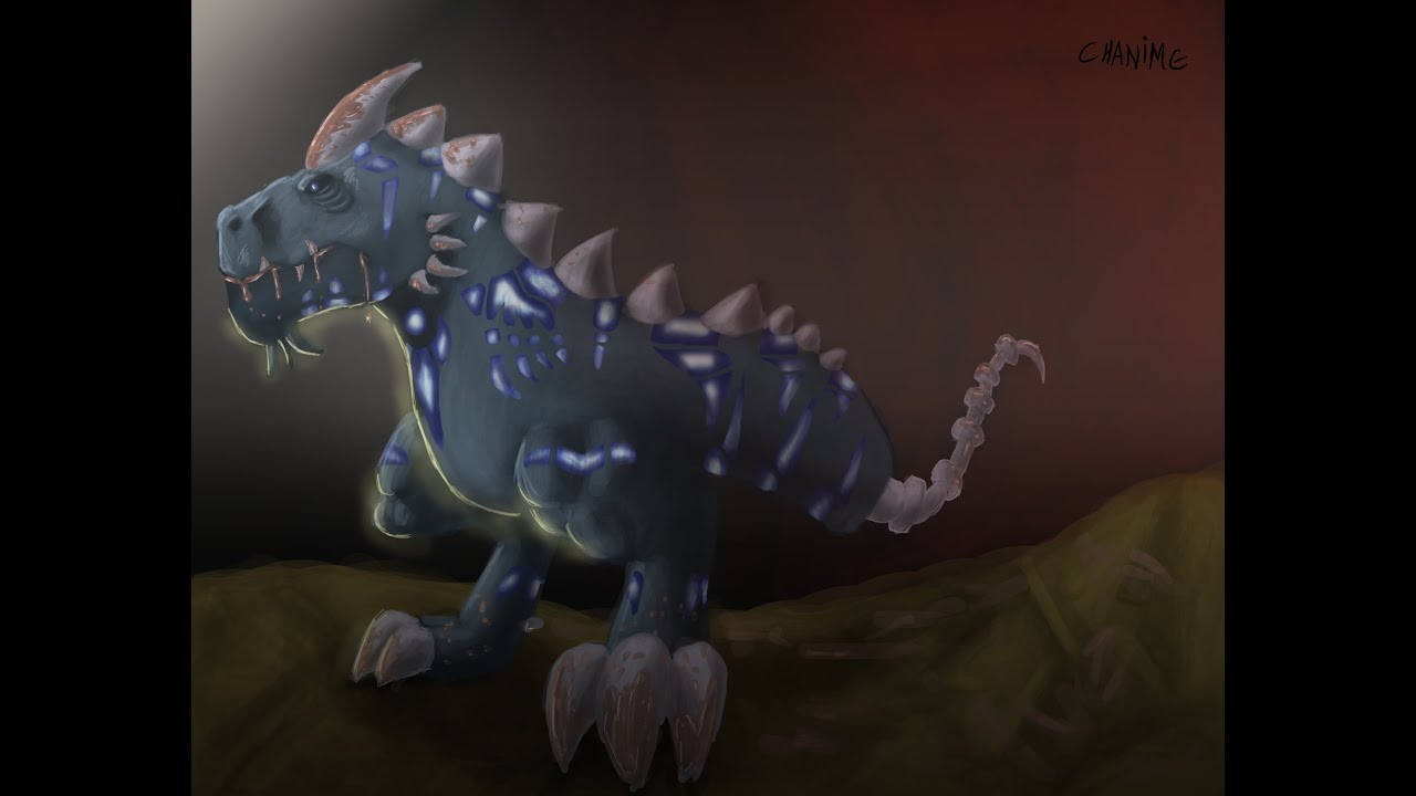 Painting Dino // Finished YouTube