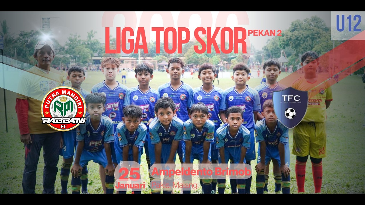 Liga Top Skor 2026 U-12 (Malang) Pekan 2 : RABBANI FC VS TFC | 25 Januari 2026