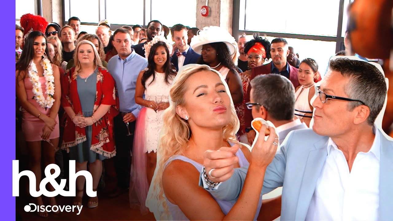 Gran fiesta pre boda para más de 50 parejas | Vestido de Novia: camino a  Nueva York | Discovery H\u0026H - YouTube