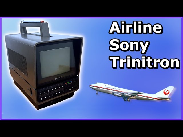 Japan Airlines Sony Trinitron - KV-60P1 | Portable TV [Quick Look