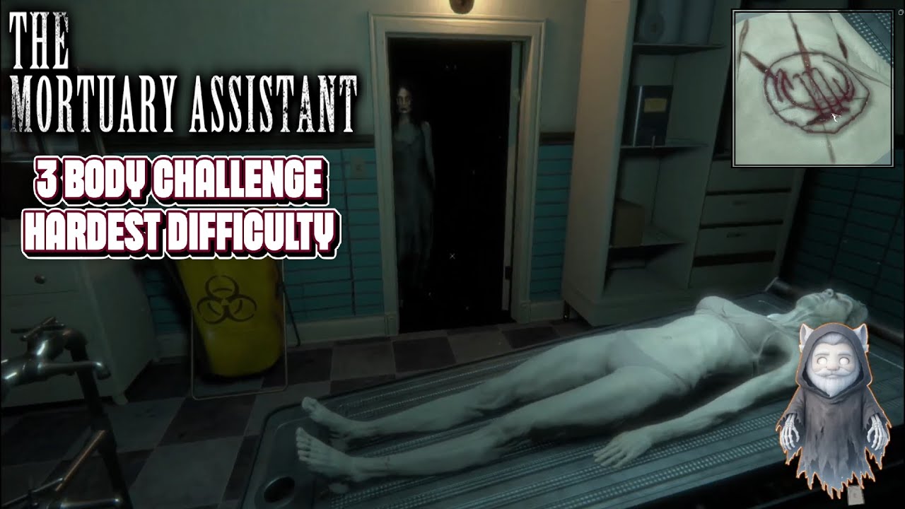 The Mortuary Assistant - 3 Body Challenge Hardest Difficulty - Chaos Ensues!