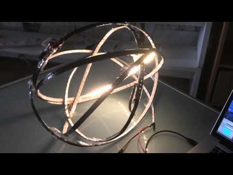 LED strip controlled