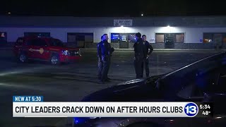 City leaders crack down on after-hours clubs