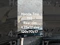Honda Tmx 155 modified new rim setup. #hondatmx  #motovlog #foryou #tirewidth #honda #reel #fbreels