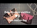 Bolsa de cuero sintético👛👜Faux leather pixie bag👛👜