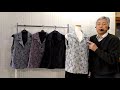 衿付きベストの説明です徳島呉服寝具洋服タオルギフト山善