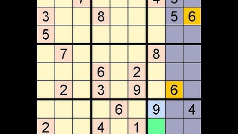 How to Solve New York Times Sudoku Hard January 29, 2023 - v2