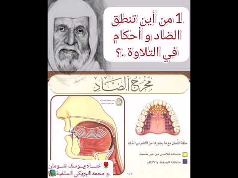 1 373 من أين تنطق الضاد و أحكام في التلاوة الألباني الالباني يوسف شومان و محمد البريكي