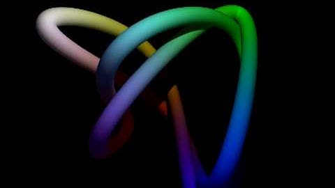 Animated 2-3-5 Lissajous curve