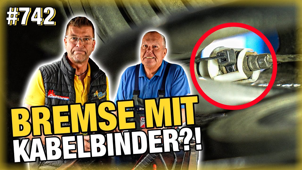 Gefährlich oder genial? Wir reparieren Mercedes-Bremse mit Kabelbinder!