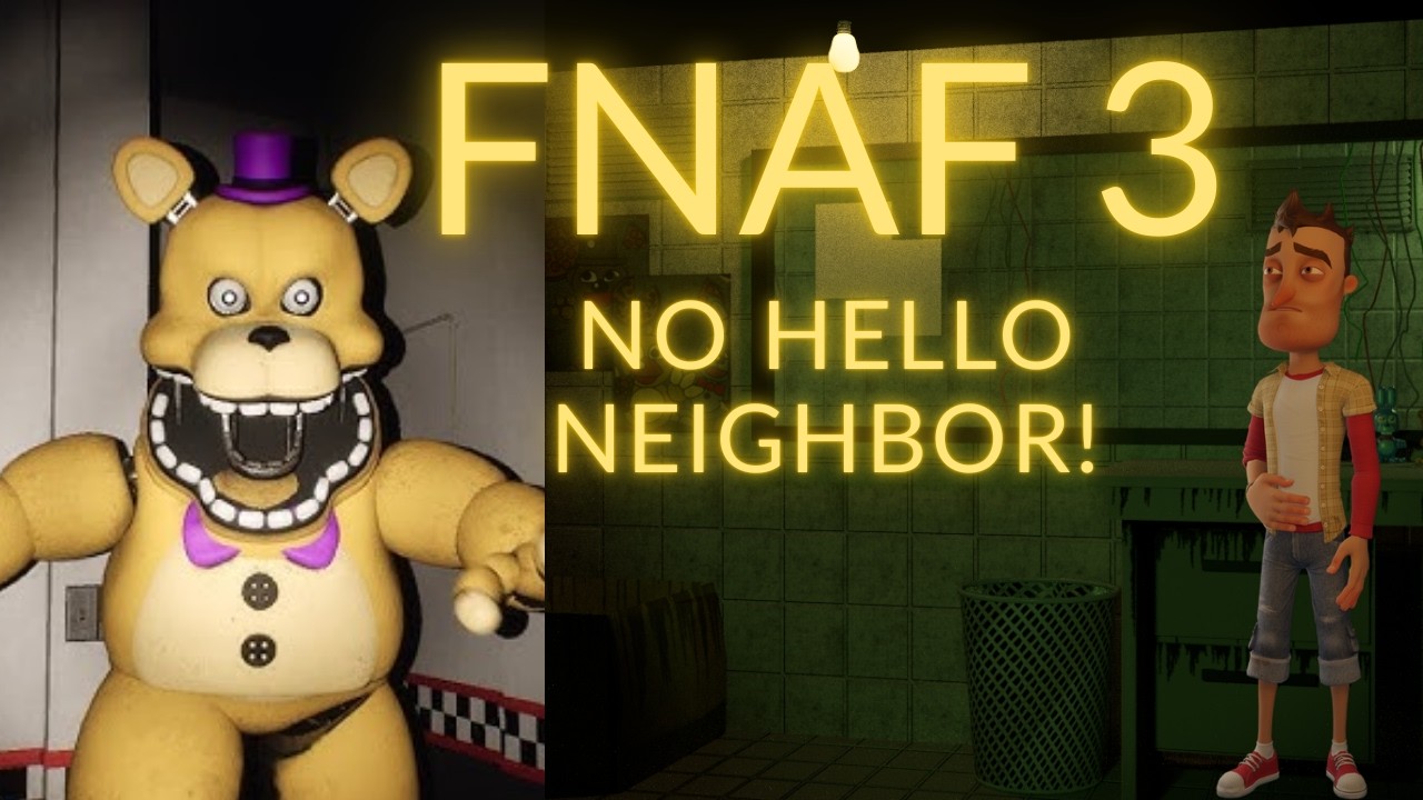 AS NOITES FINAIS!!! FNAF 3 EM HELLO NEIGHBOR!!