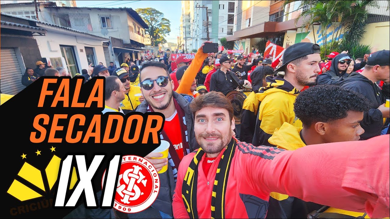 A MAIOR IRMANDADE DO SUL DO PAÍS / CRICIÚMA 1 X 1 INTER / VLOG 206
