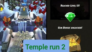 frozen shadows and lvl 13 - temple run 2 mobile gameplay