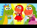 Learn with Eddie to dress up as Fairy Tale 👑🐲 Red Riding Hood, Dragon, Cinderella