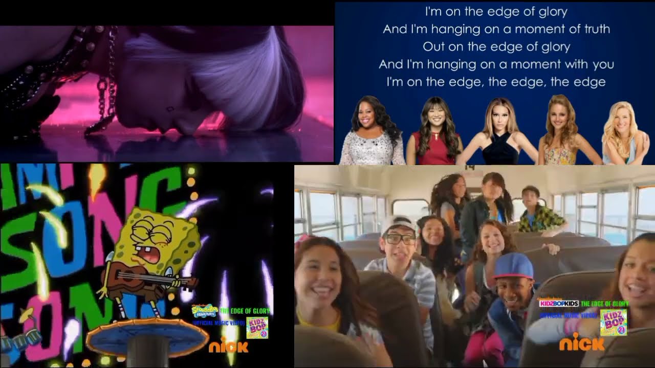 The Edge Of Glory (LadyGaga/Glee/KidzBopSpongeBob/KidzBopKids)