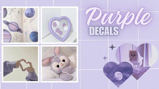 Roblox | Purple Aesthetic Decal Codes ♡ || Bloxburg x Pizza Place x Berry Avenue x Royale High ||