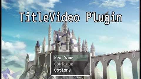RMMV TitleVideo Plugin