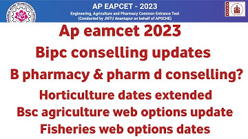 ap eamcet 2023 bipc counselling | ap eamcet 2023 bipc counselling dates