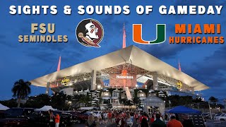 Full Epic Gameday Atmosphere: Miami Hurricanes vs. FSU Seminoles Tailgate & Game News