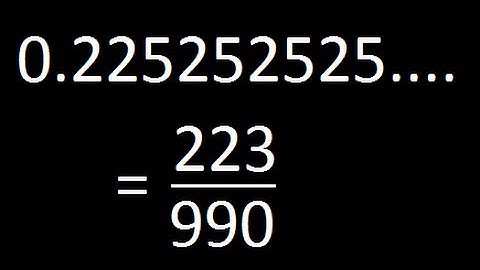 Decimal to Rational - Part 3 HARD  (Combination of recurring and Non Recurring digits)