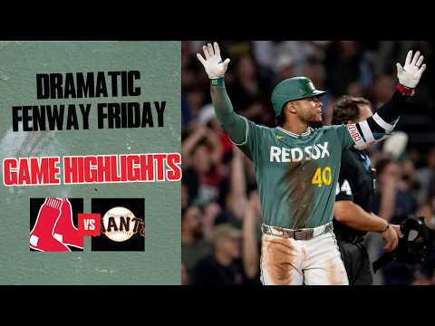 Giants vs. Red Sox Game Highlights (8/21/26) | MLB Highlights