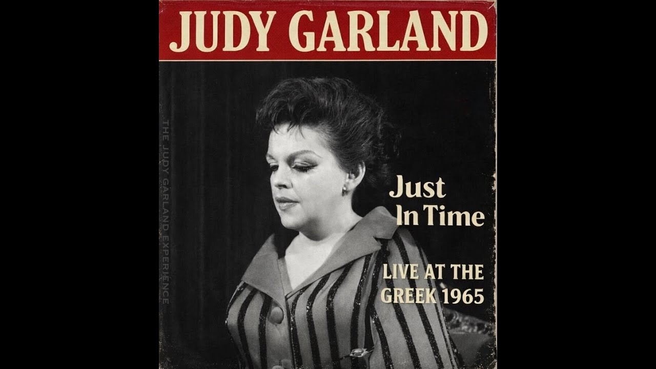 JUDY GARLAND sings JUST IN TIME from Bells Are Ringing live at the Greek Theatre 1965 IMPROVED SOUND