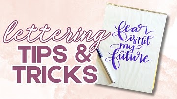 How to Use Tracing Paper with Lettering