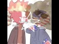 🇨🇦Los Hermanitos🇺🇲 #countryhumans #canadá #usa #edit #capcutedit
