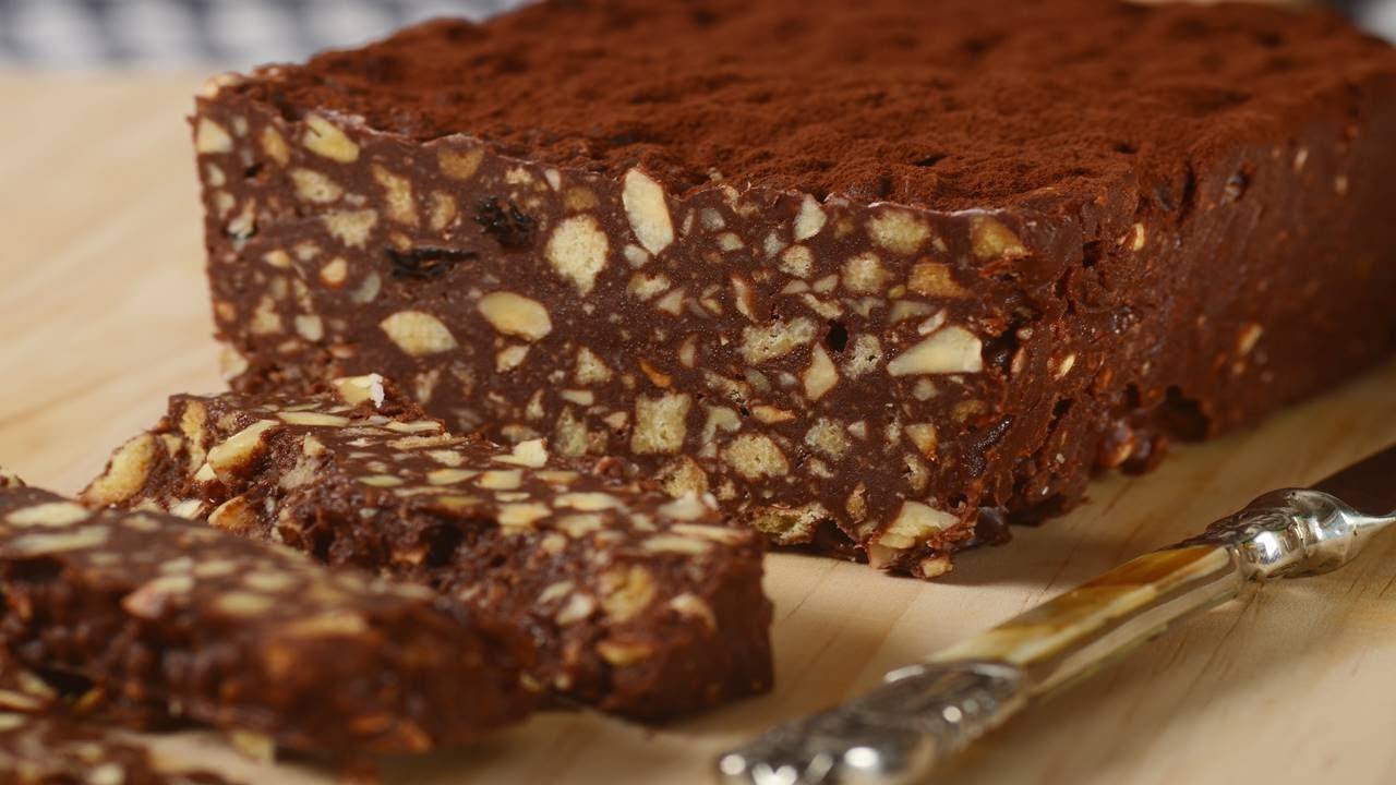 No Bake Chocolate Cake Recipe Demonstration - Joyofbaking.com - YouTube.