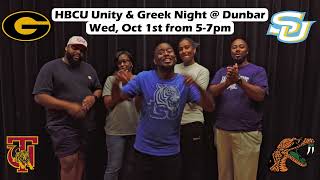HBCU Unity & Greek Night PROMO