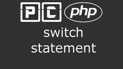 PHP beginners tutorial 17 - switch statements