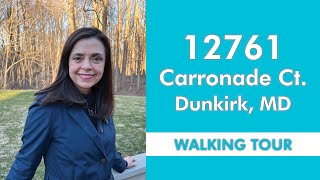 Walkthru w/ Cathy | 12761 Carronade Ct, Dunkirk, MD | MLS#MDCA2010324 - CallCathy.com