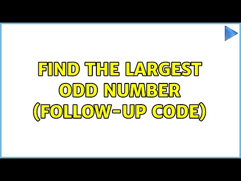 Find the largest