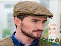 Irish tweed flat caps